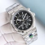 Vacheron Constantin Overseas 42mm Waterproof 150m 316L Steel Black Face Watch